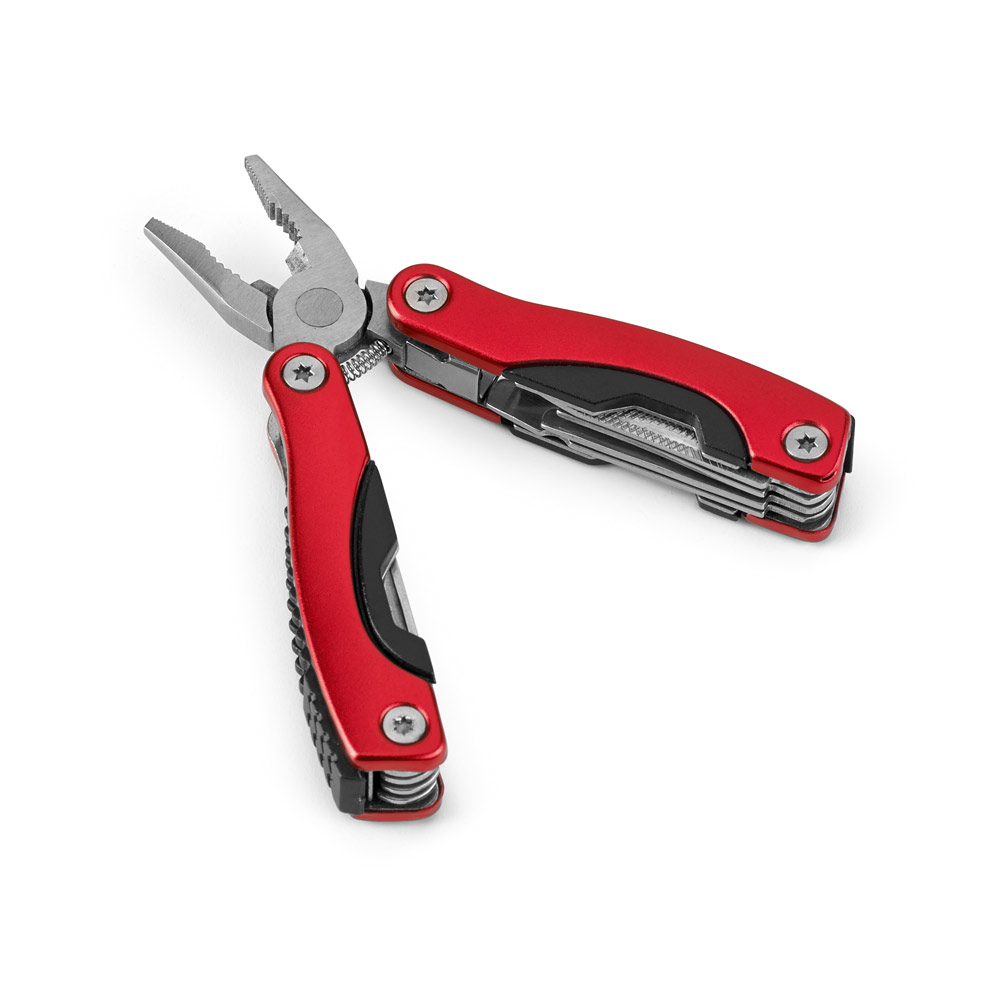 hi!dea 94016 - Mini pince multi-fonctions pliable en acier inoxydable et aluminium