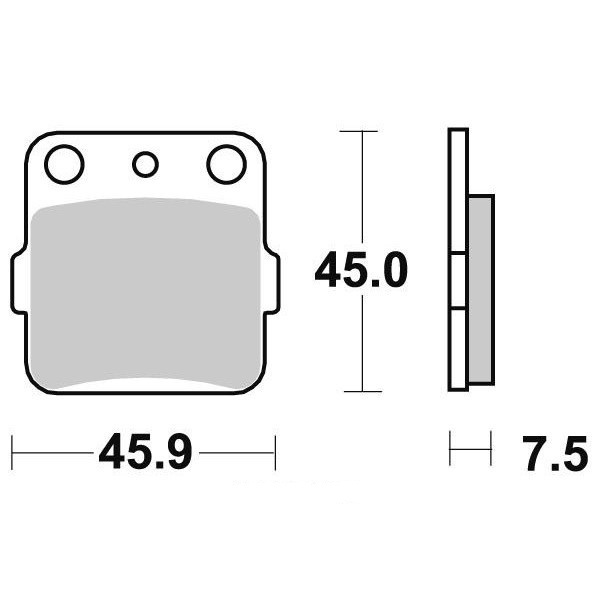 Sifam - Plaquettes de frein S1059AN