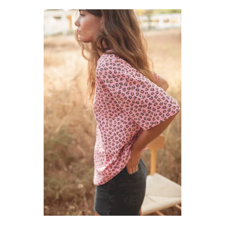 Marlot Paris T-Shirt Coton Bio Jil - Collection Femme | Léopard