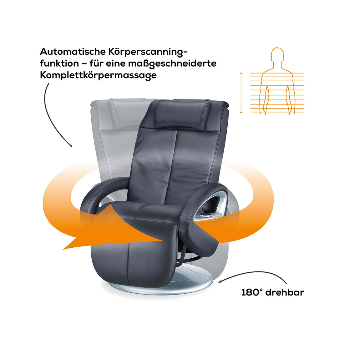 Beurer Shiatsu-Massagesessel MC 3800