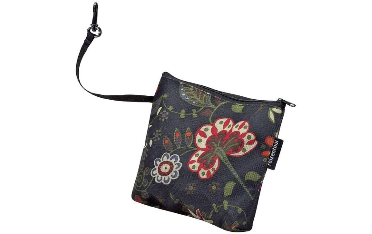 Lenkertasche Bikebasket Folklore schwarzTextilkorb mit KLICKfix Kupplung für Lenker Adapter System