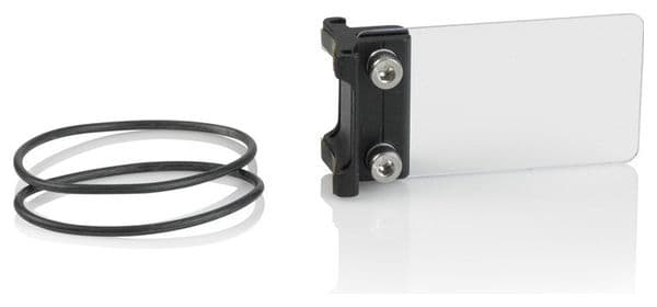 Plaque de fixation dossard pour montage sur tige de selle .