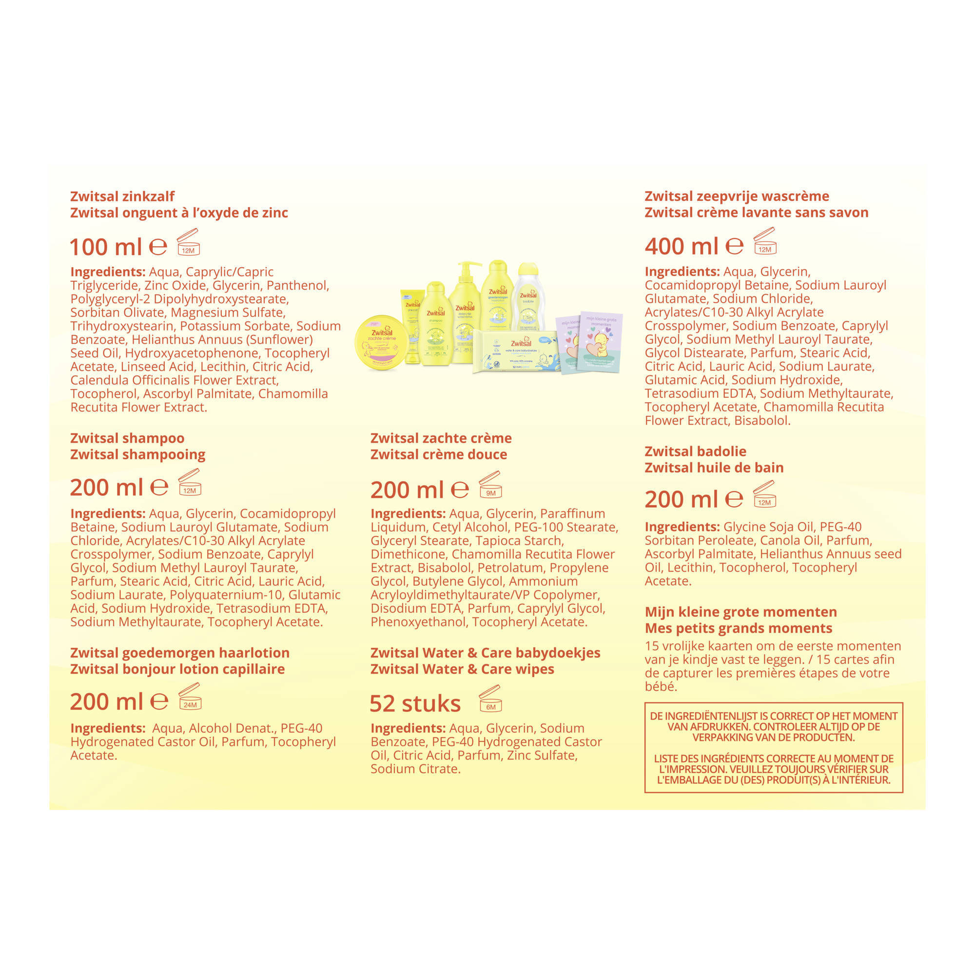 Zwitsal startersbox Baby - 7-delig