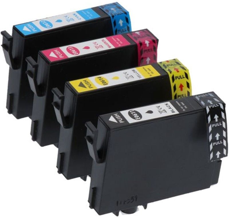 PrintAbout - Inktcartridge / Alternatief voor de Epson T061140 / 4 Kleuren