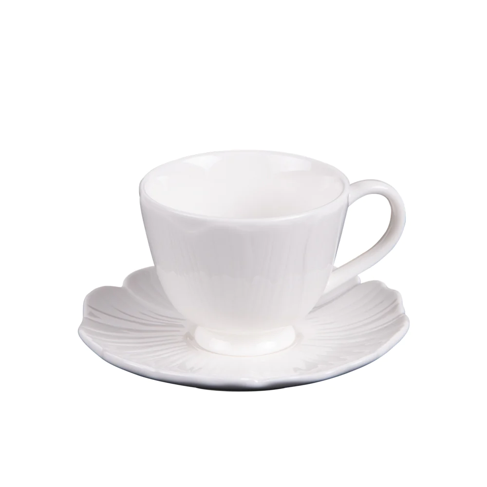 Tasse à café avec sous tasse Ginkgo 10 cl (lot de 6) Table passion