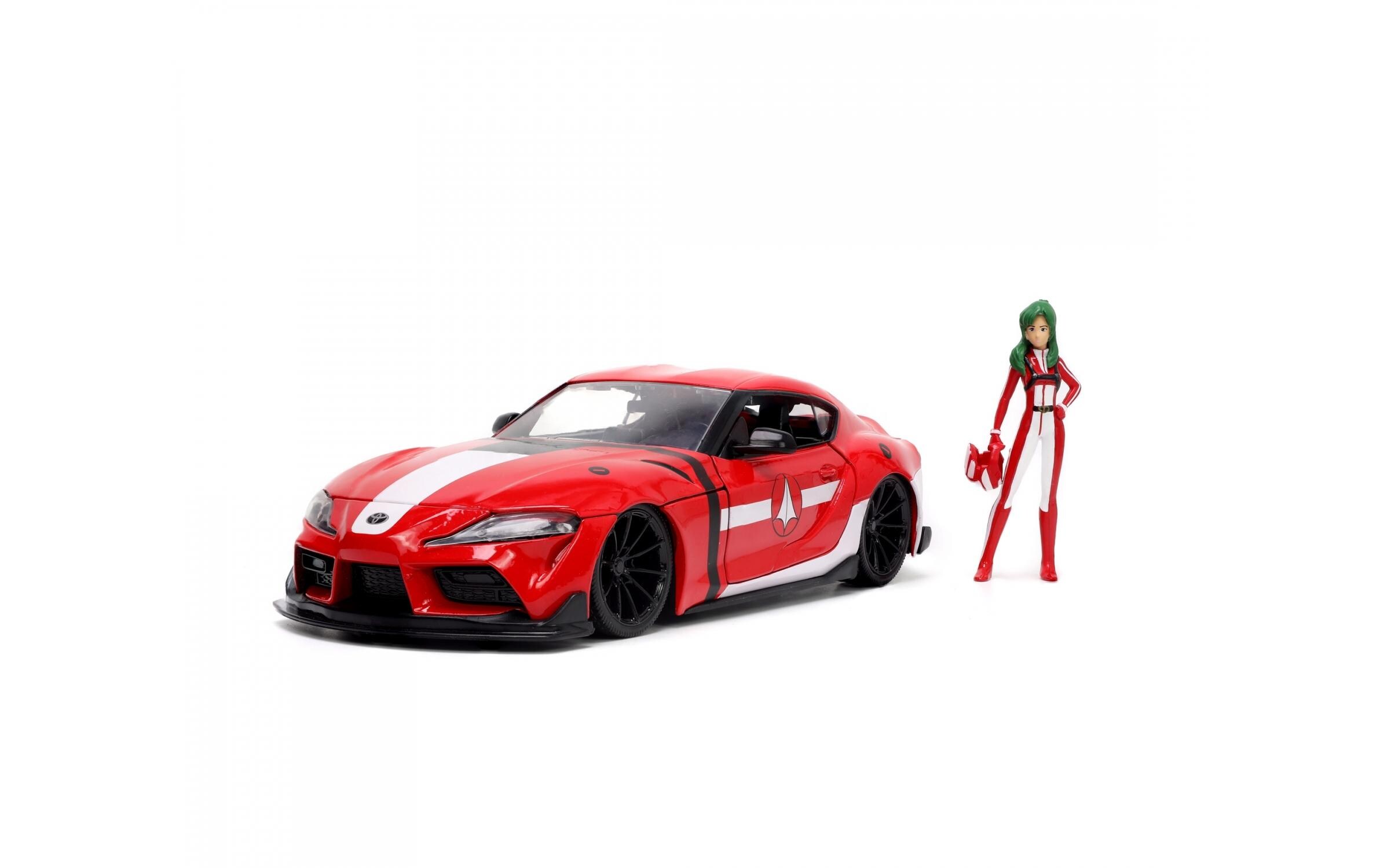 Toyota Supra MK5 Robotech M. Sterling 1:24M. Sterling aus der Robotech Anime Serie mit 2020 Toyota Supra Modellauto