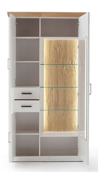 vito Vitrine CALVA 3-türig Pinie Aurelio