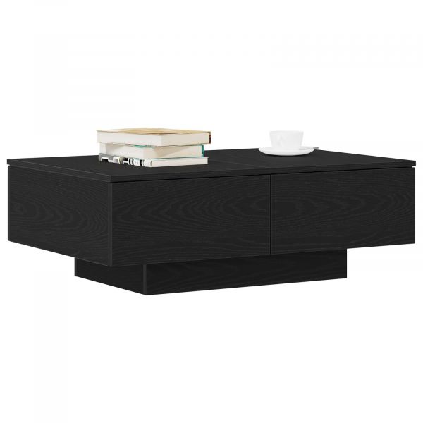 Mesa de Café vidaXL Carvalho Preto - 3157064804