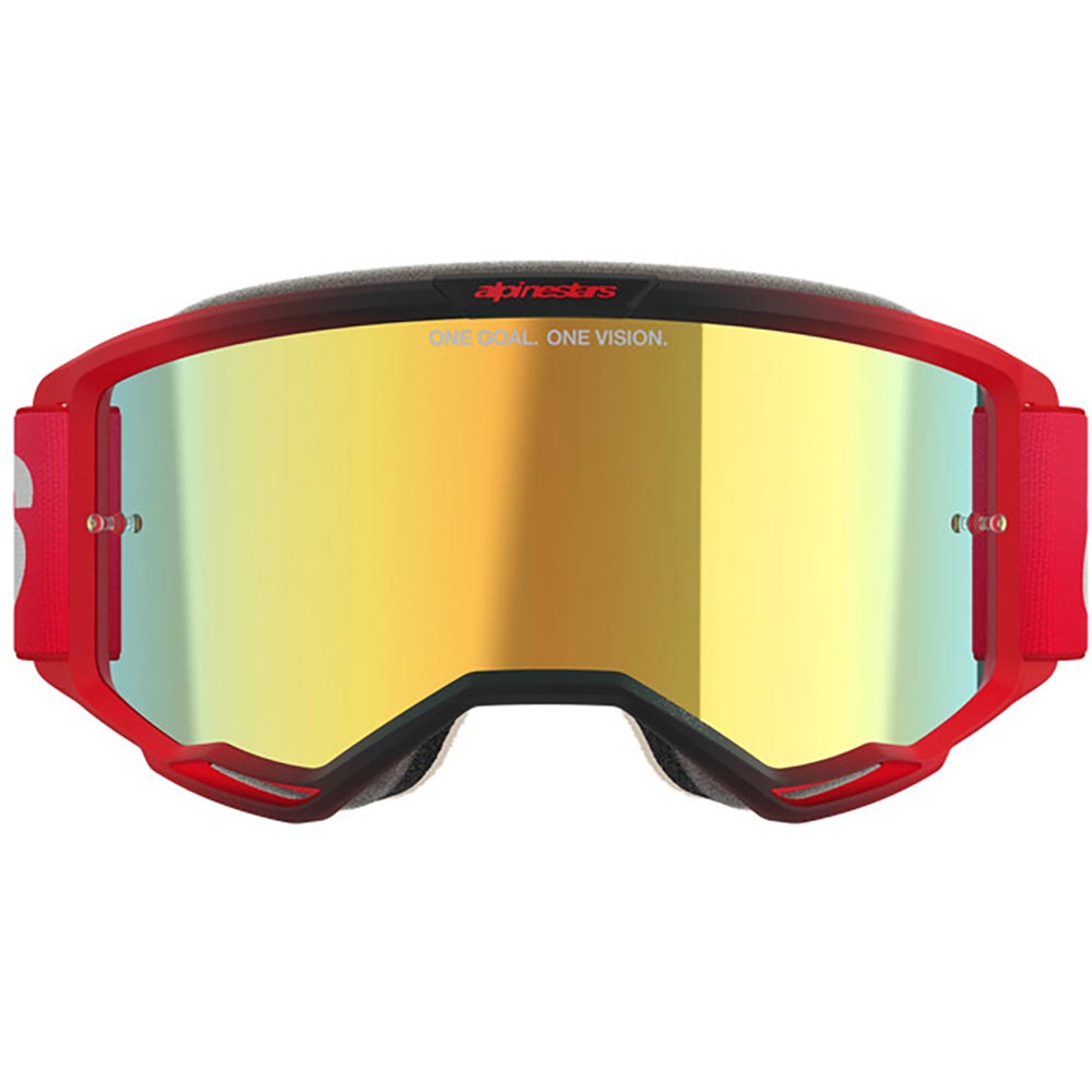 Alpinestars - Masque Vision 5 Blaze Rouge / Blanc / Noir / Or