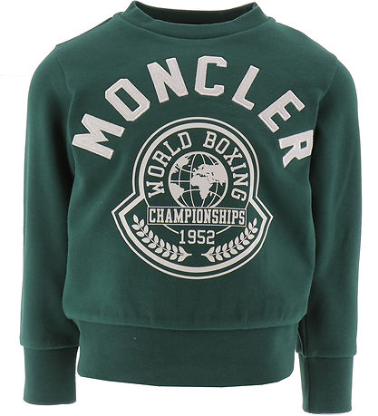 Moncler Sweatshirt -  Grøn/Hvid