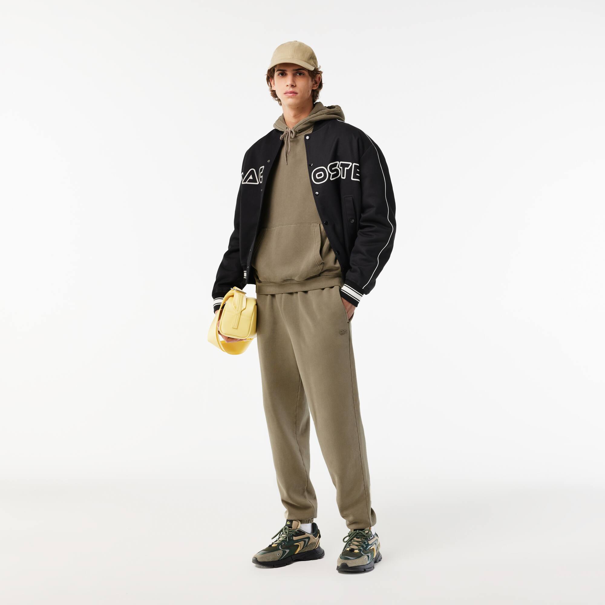 Jogger Hoodie aus Baumwollfleece Sweatshirts - Grün - Lacoste - Unisex