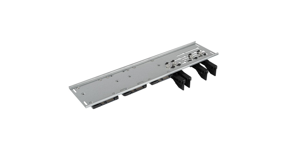 SilverStoneRM52 server behuizing  (Zwart | 2x USB-A | 1x USB-C)