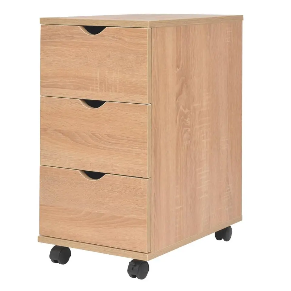 vidaXL - Ladekast - Bruin - Bewerkt hout