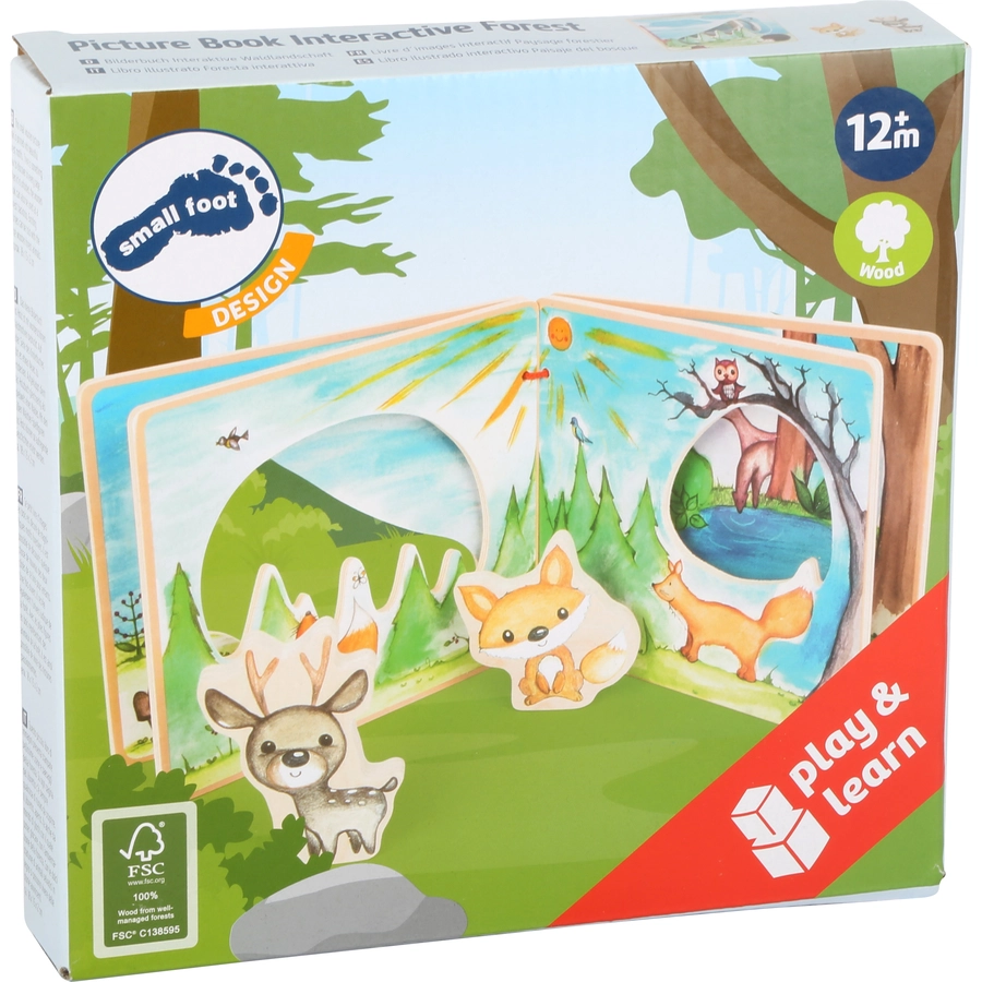 small foot® Bilderbuch Waldlandschaft interaktiv
