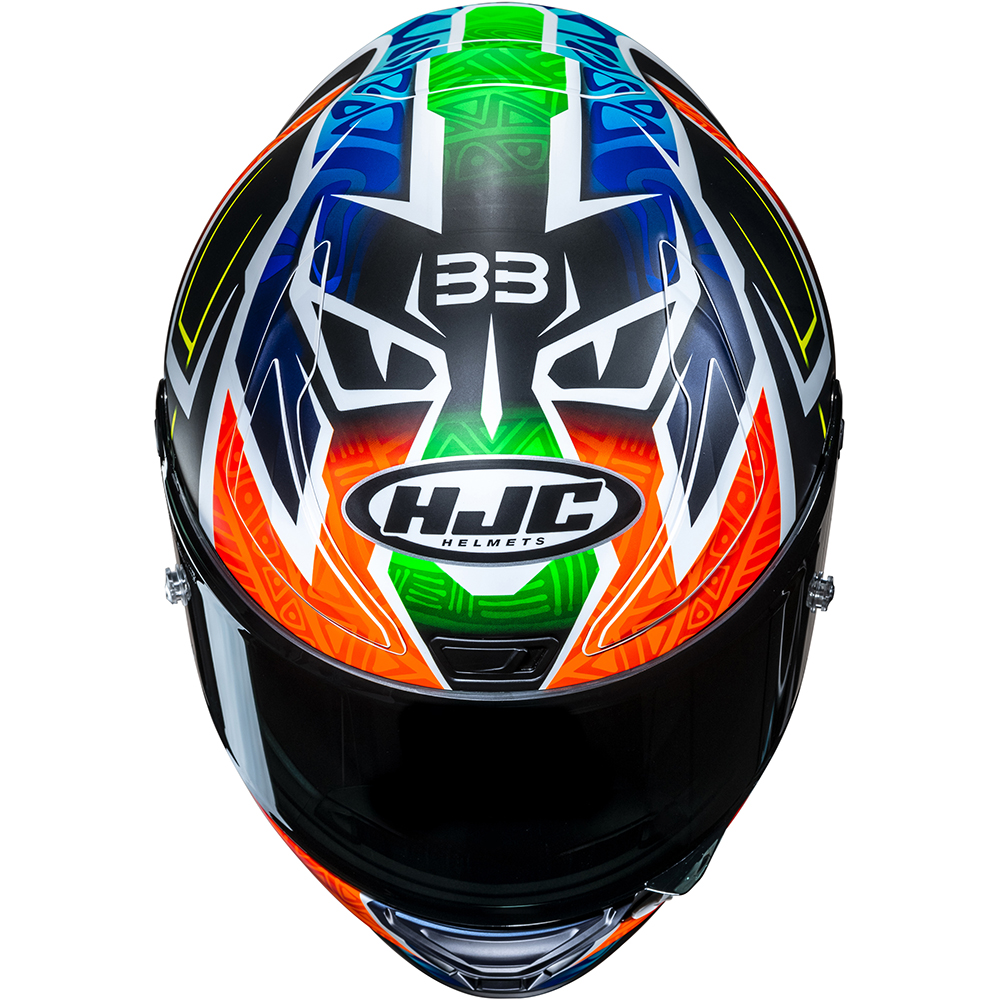 HJC - Casque RPHA 1 Binder Replica 2024 MC27SF / Noir / Bleu / Blanc / Rouge / Vert / Mat