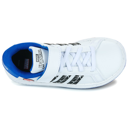 Adidas Sportswear - GRAND COURT SPIDER-MAN EL K - Blanc / Bleu