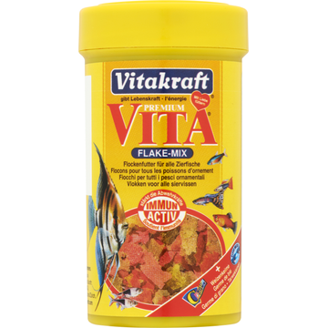Vitakraft Vissenvoer Premium Vita Flake-Mix Vlokken voor Siervissen 18g