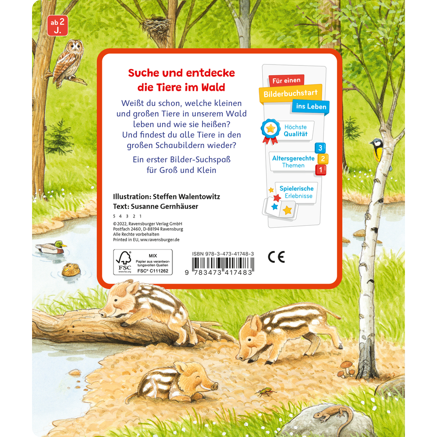 Ravensburger Sachen suchen: Tiere im Wald