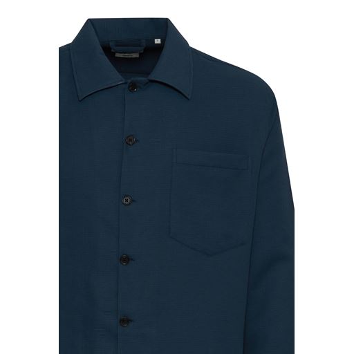 Solid Langærmet Skjorte, Insignia Blue, XL
