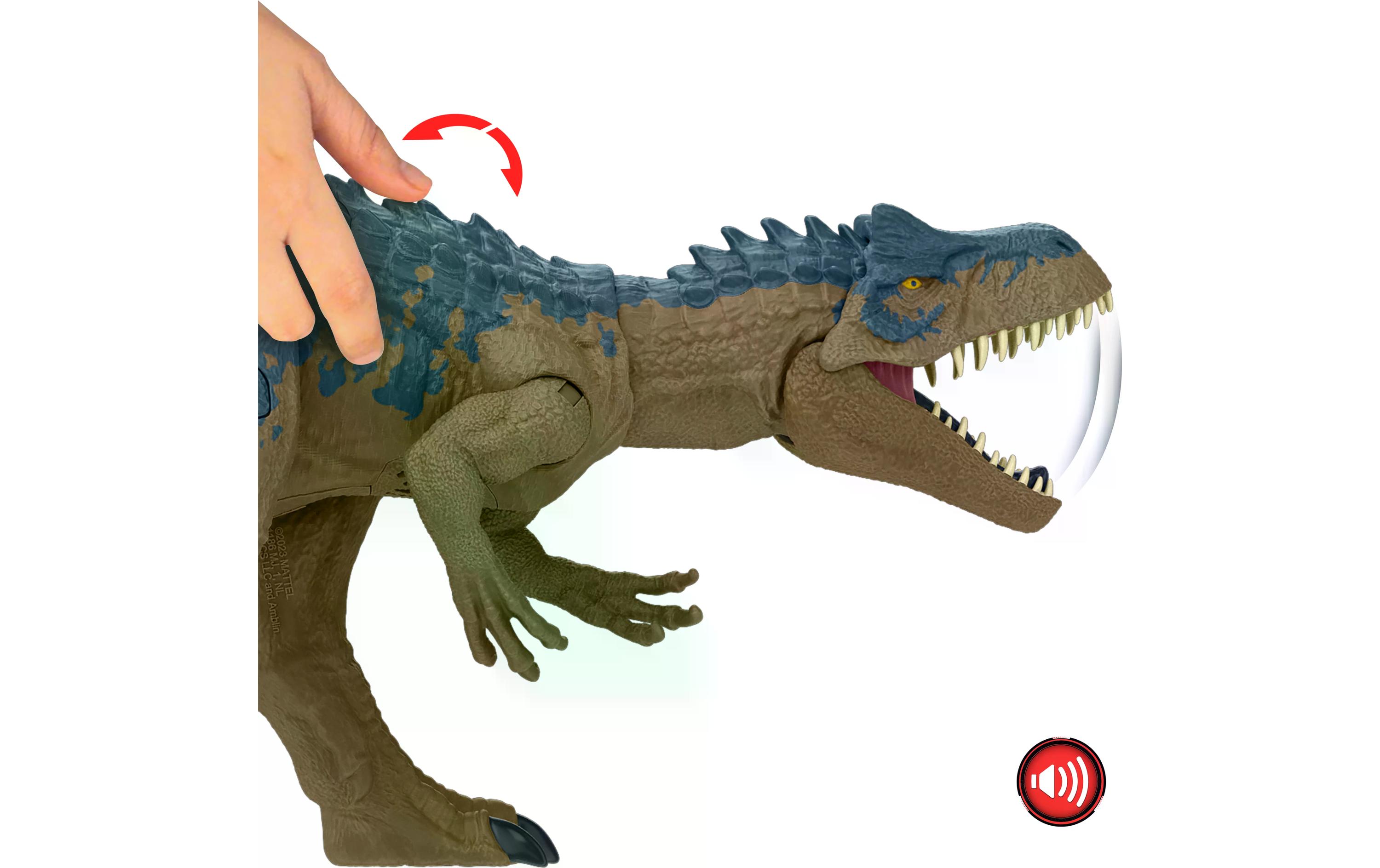 Jurassic World Ruthless AllosaurusDinosaurier-Spielzeug mit Angriffsbewegung und Geräuschen