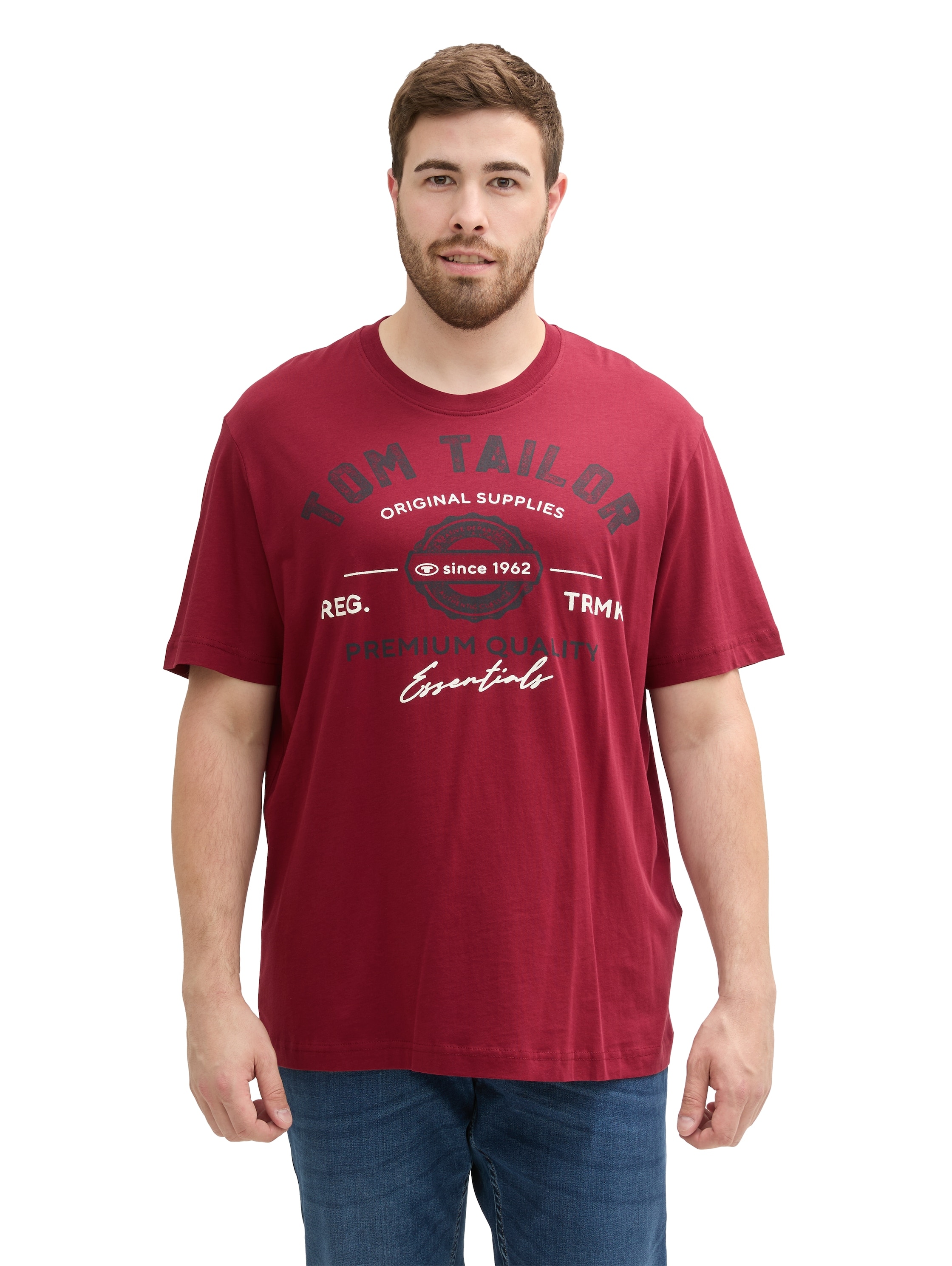 TOM TAILOR PLUS T-Shirt mit Logo-Print