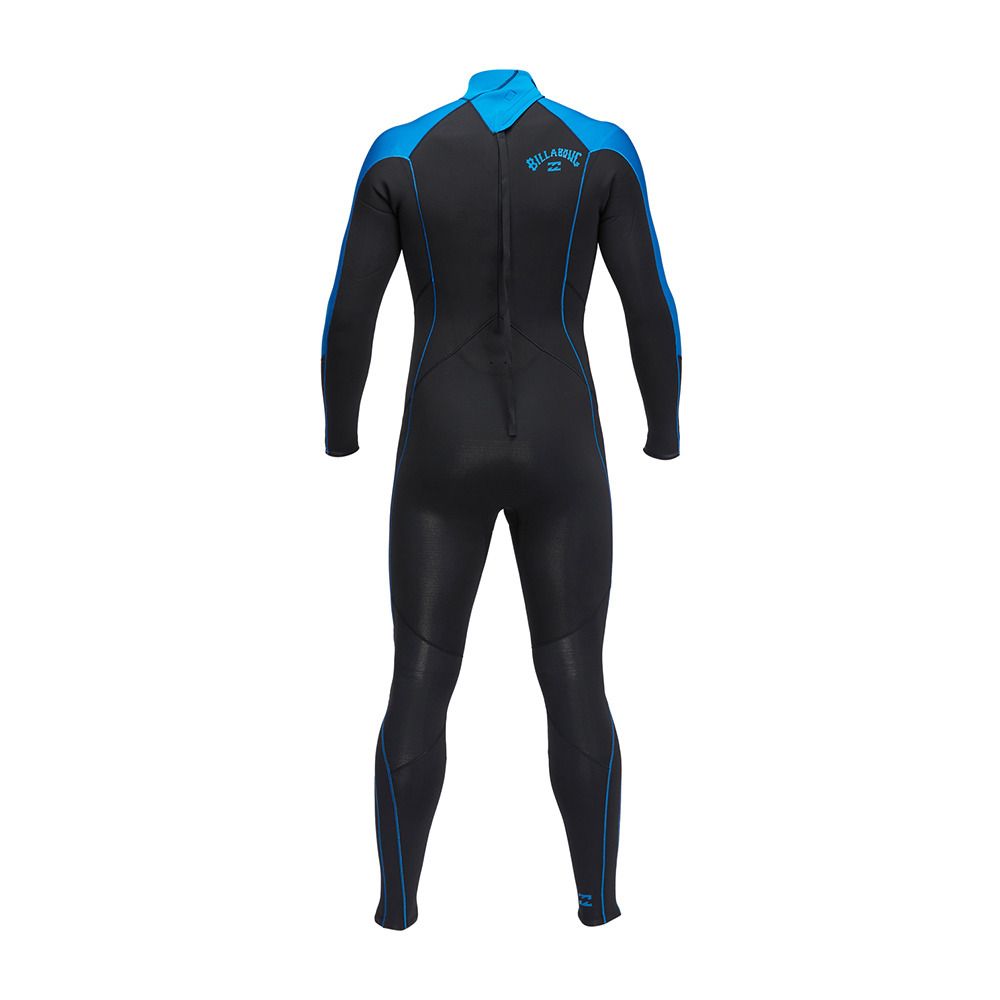 Billabong ABSOLUTE FULL BACK ZIP - Combinaison intégrale 3/2mm Homme surf blue