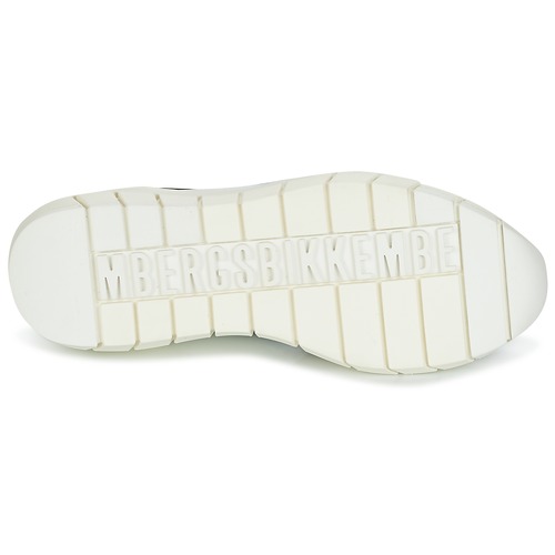 Bikkembergs - FIGHTER 2022 LEATHER - Noir / Blanc