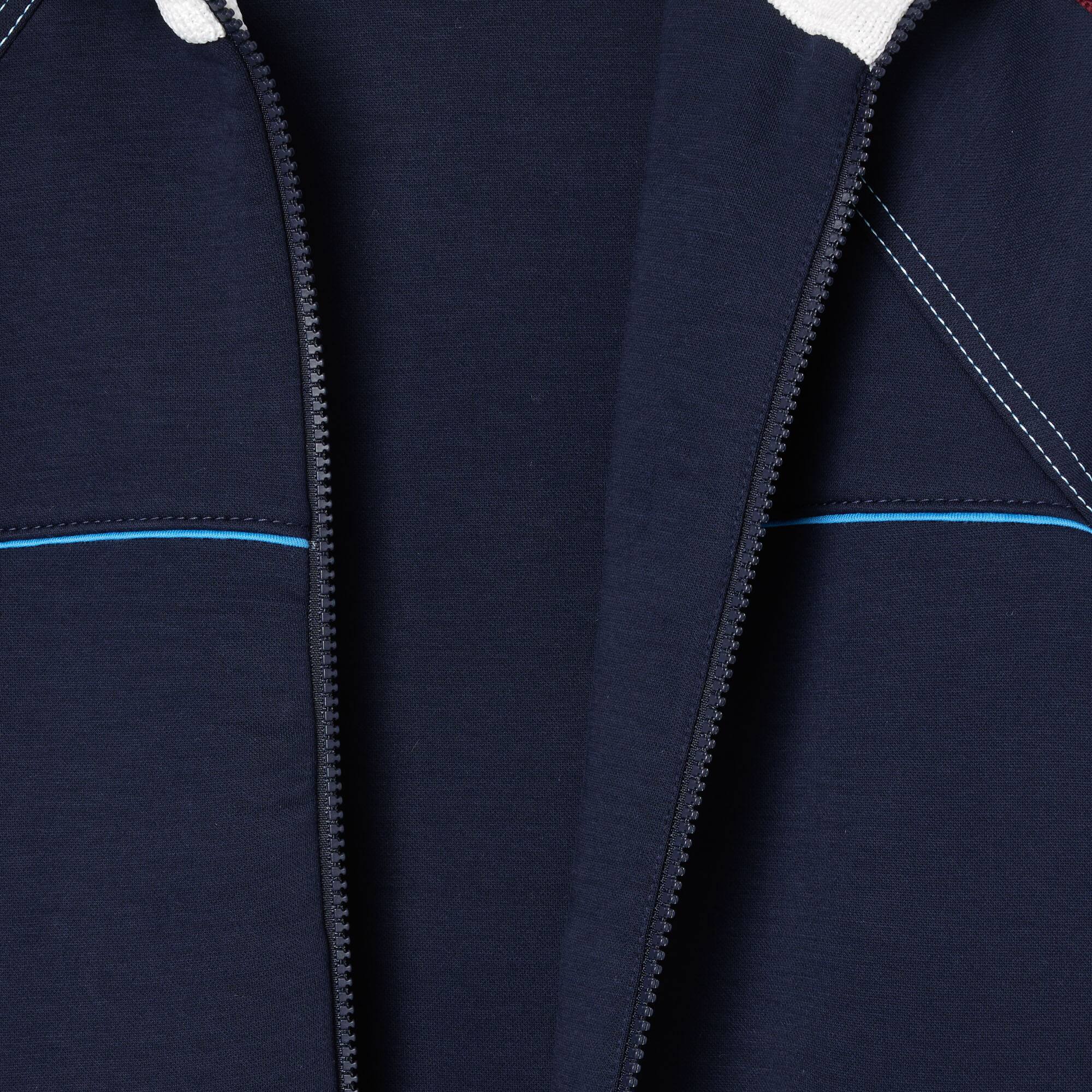 Paris Sweatshirt mit gestreiftem Kragen, in Frankreich gefertigt Sweatshirts - Blau - Lacoste - Damen