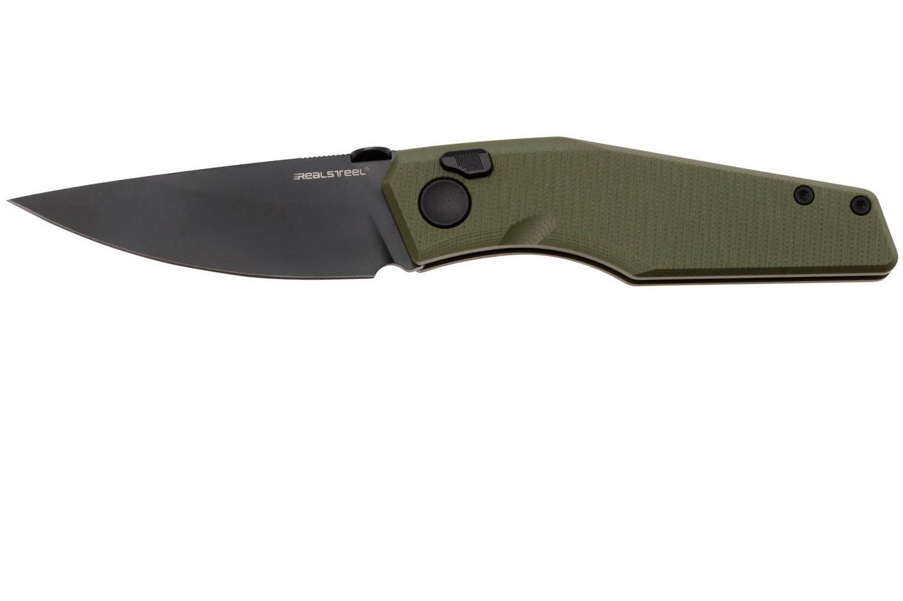 Real Steel Spectrum 7142GB, Black Nitro-V, OD Green G10 zakmes, Jakub Wieczorkiewicz design