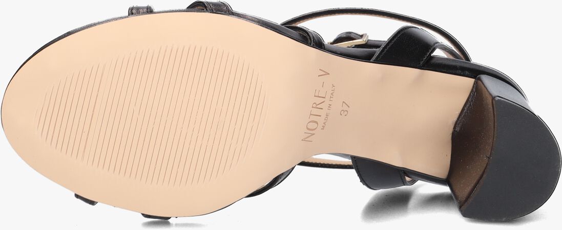 zwarte notre-v sandalen 22527