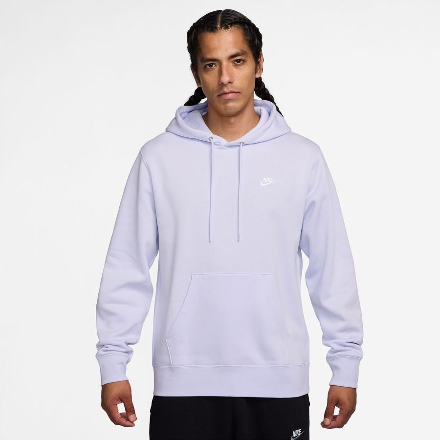 Nike Sweat à Capuche Club - Amethyst Tint/Blanc
