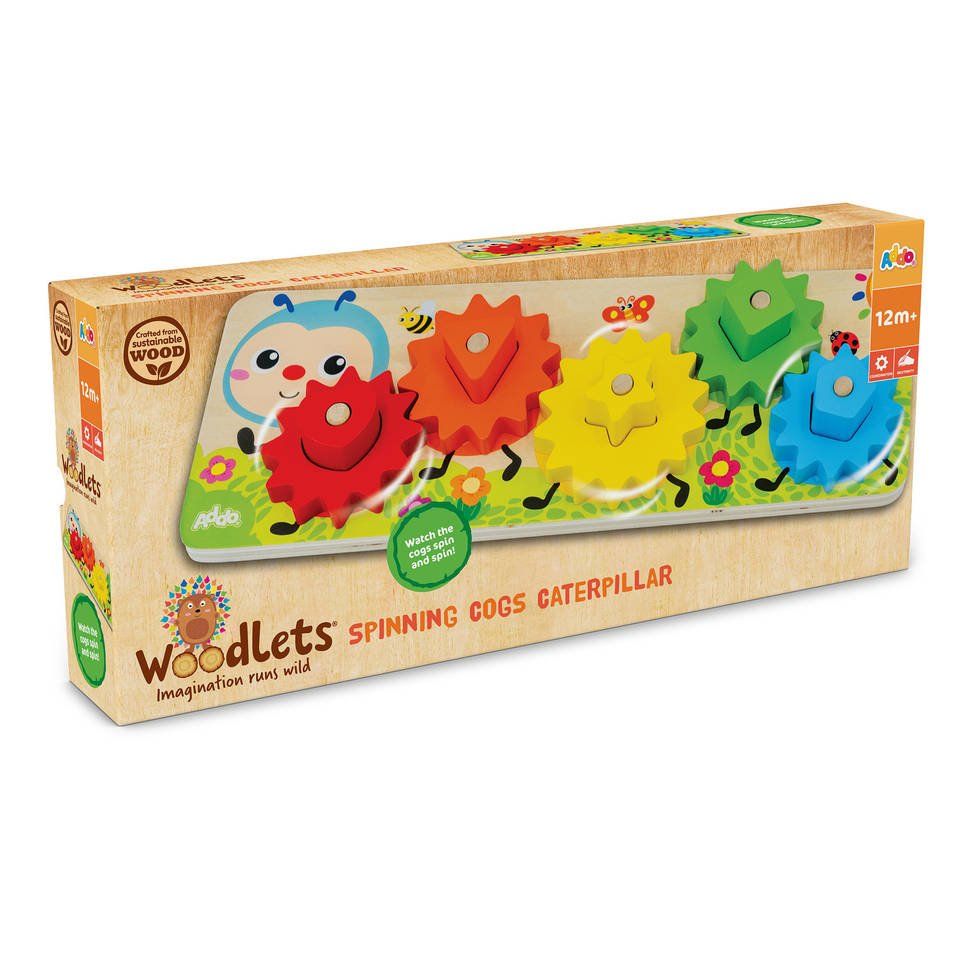Woodlets Spinning Cogs Caterpillar