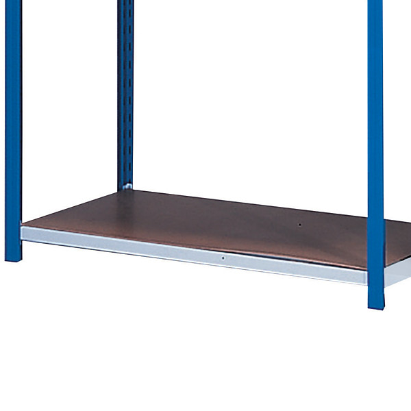 Lot de 5 plateaux isobois pour rayonnage Prospace, Largeur 124 cm Profondeur 40 cm