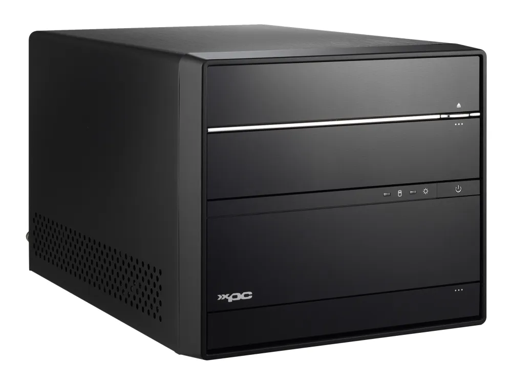 Shuttle XPC cube SH570R6 Plus - Barebone - mini PC LGA1200 sokkel - Intel H570 - uden CPU - RAM 0 GB - Gigabit Ethernet - sort