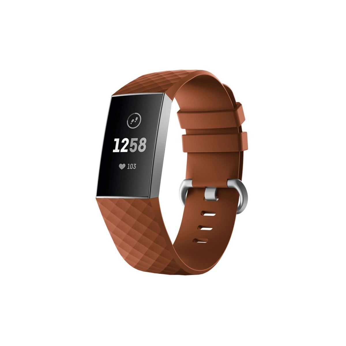 Sport armbånd Fitbit Charge 3 - Brun