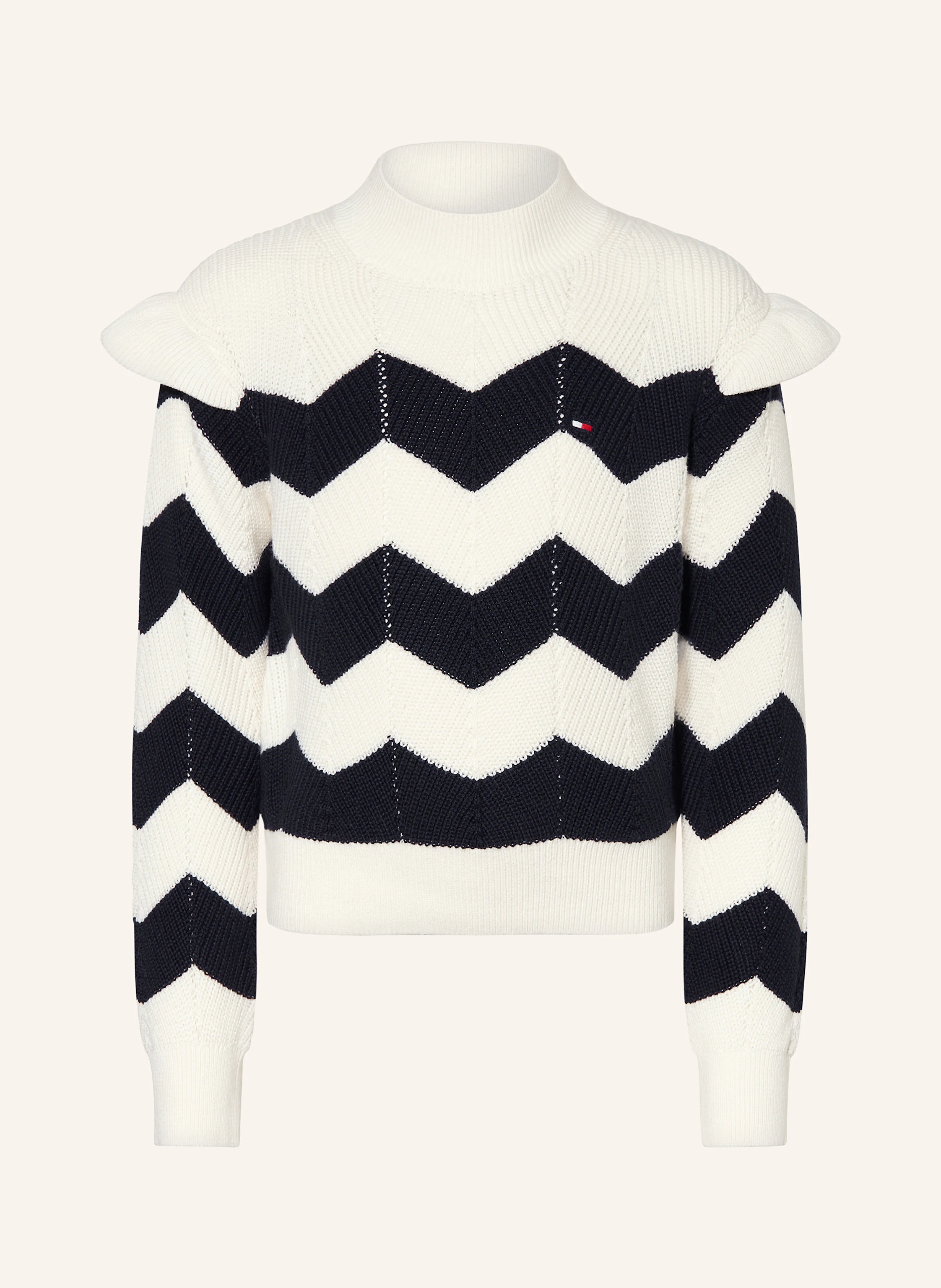 TOMMY HILFIGER Pullover mit Volants
