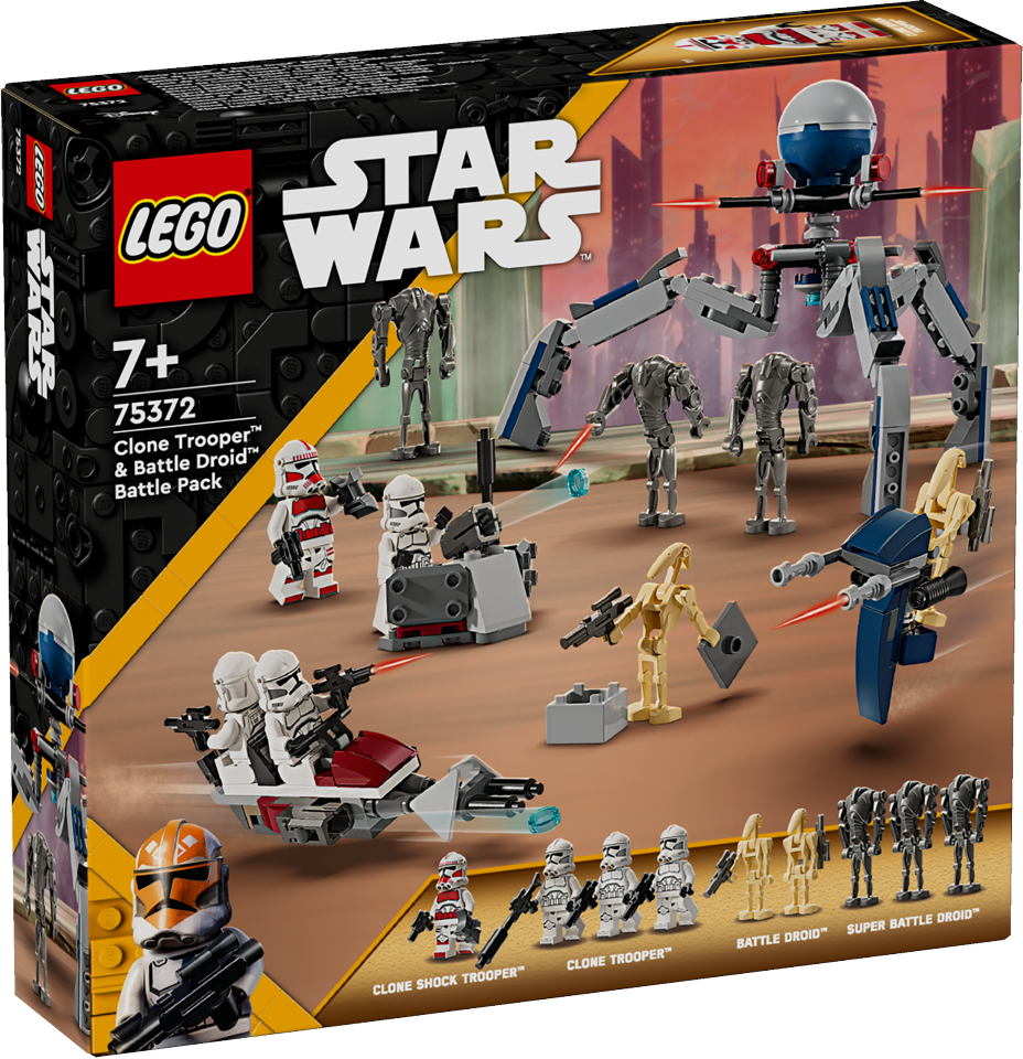 LEGO Star Wars - Battle Pack med klonsoldater og kampdroider (75372)