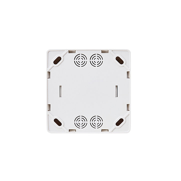 Interrupteur poussoir monobloc Jacobsen Sigurd blanc complet