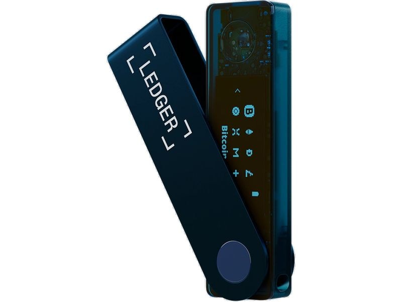 Ledger Nano X Sapphire Blue Crypto-Hardware-Wallet mit Bluetooth zum Kaufen, Verwalten und Vermehren digitaler Vermögenswerte