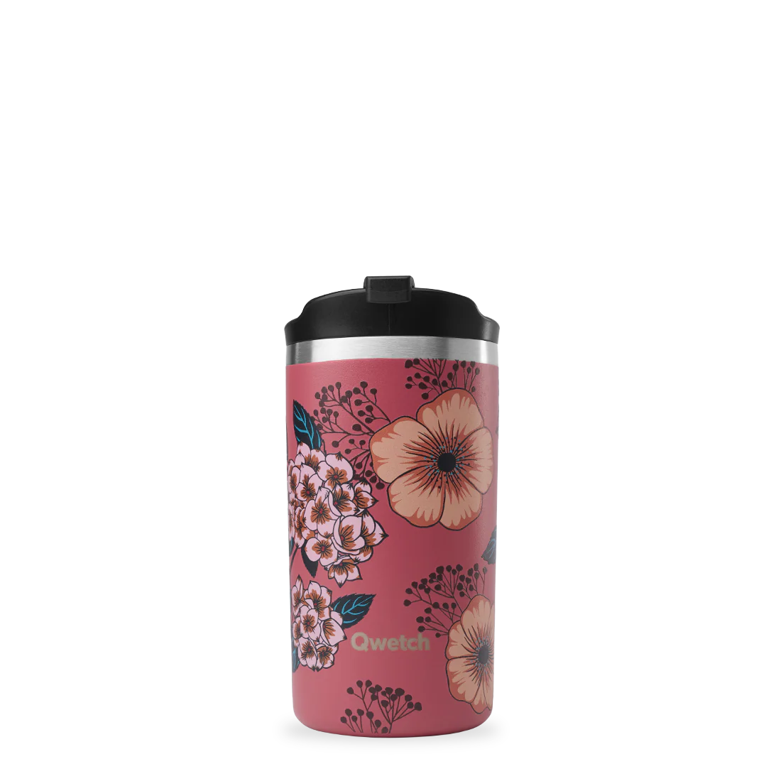Travel mug isotherme Anémones - Qwetch