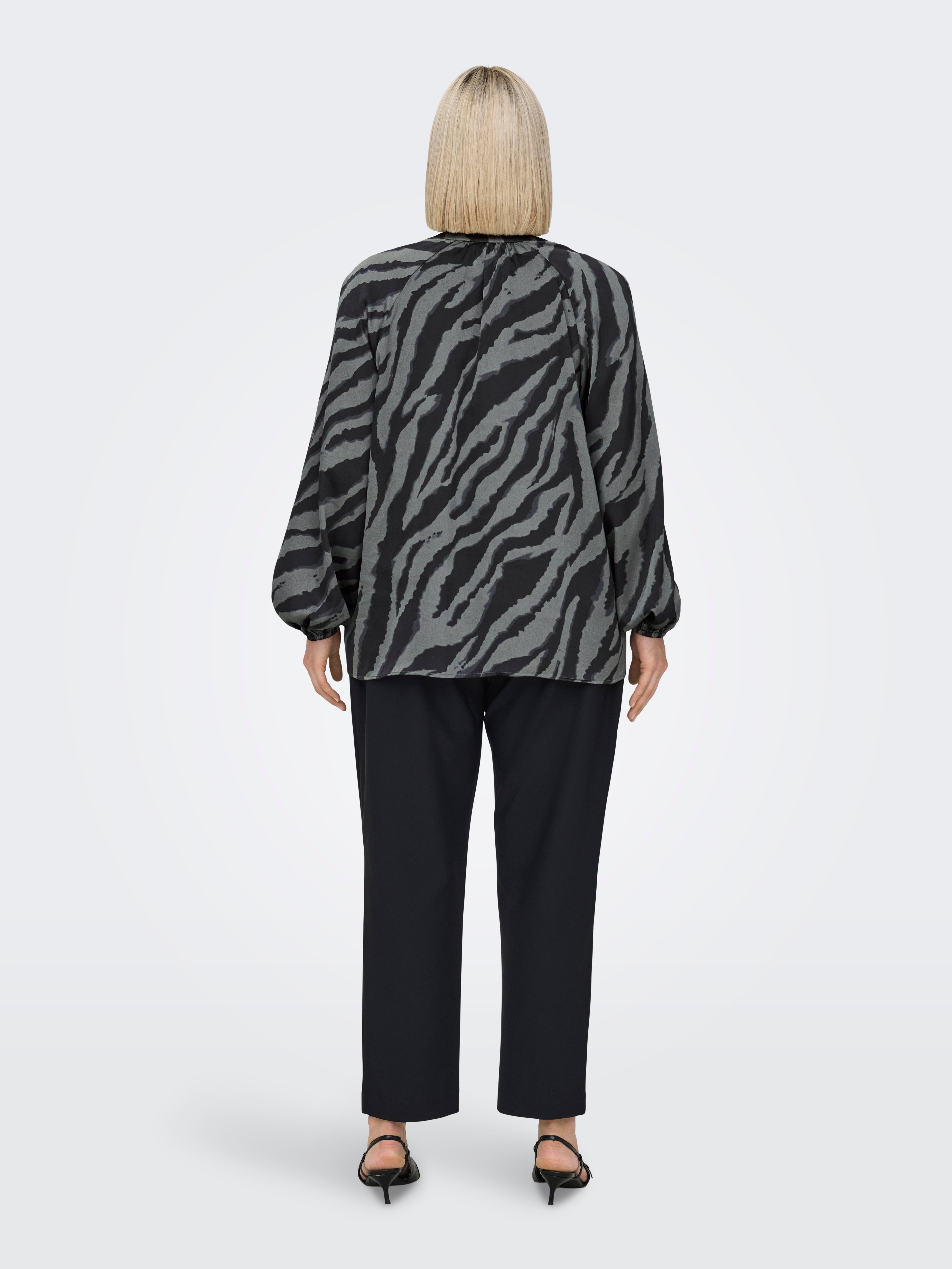 CARZORRA Tunika-Oberteil Black