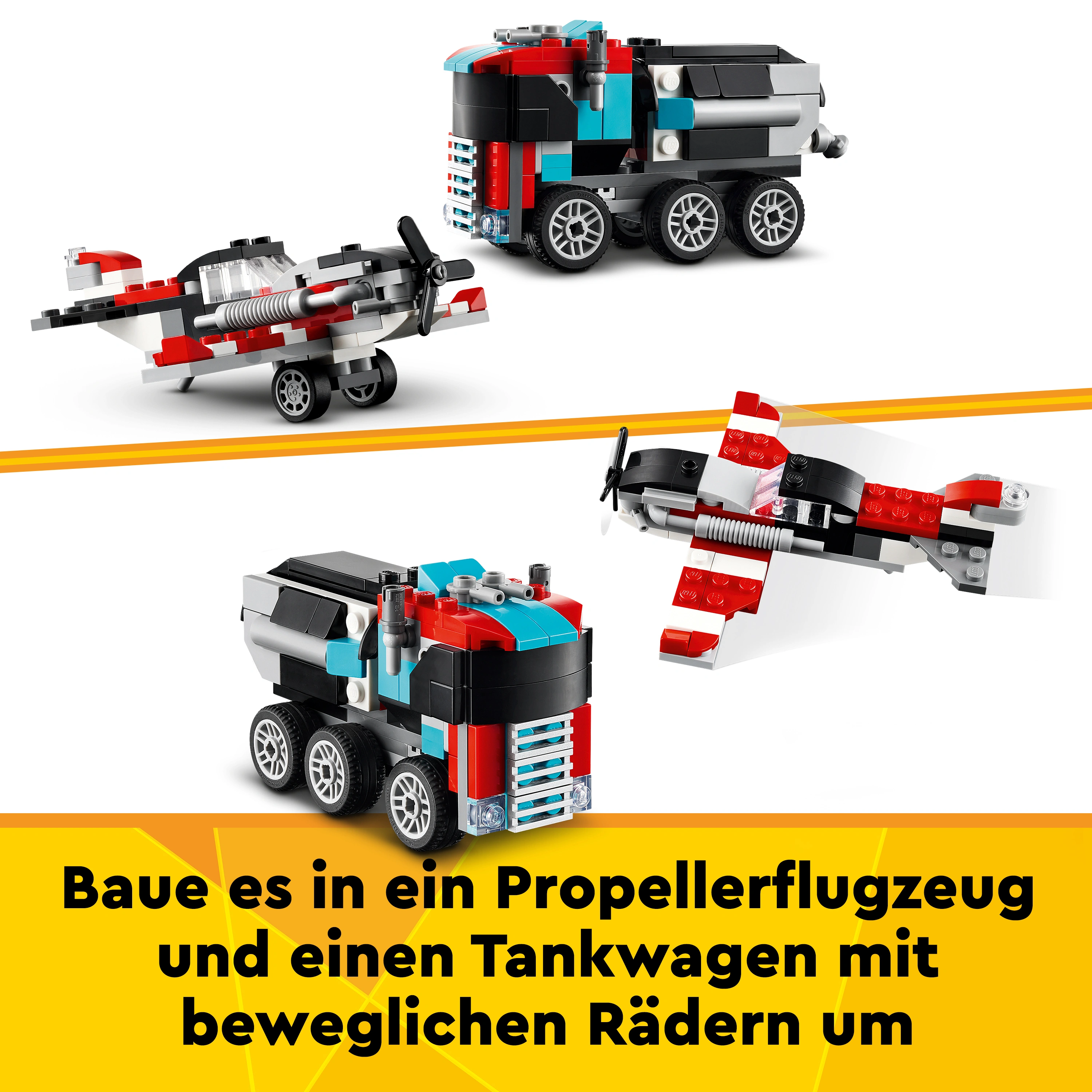 LEGO® Creator 31146 TIEFLADER MIT HUBSCHRAUBER