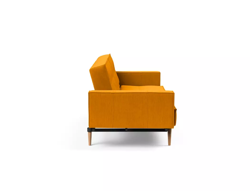Schlafsofa mit Armlehnen Splitback Styletto hell