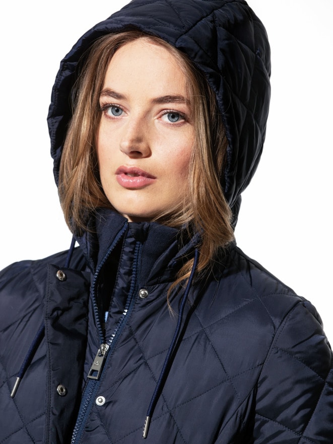 Steppweste Hoodie