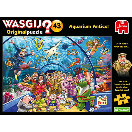 Wasgij Akvarie puslespil - 1000 brikker