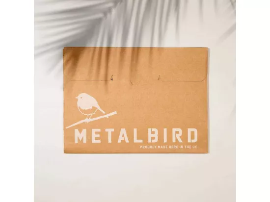 Support pour bol mangeoire en acier corten Bird