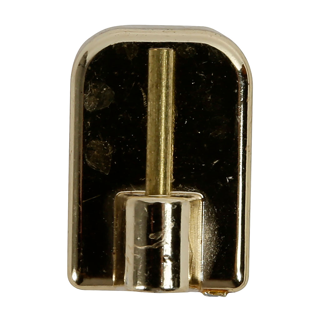 Lot de 4 supports tringle rideau adhésifs or 12mm