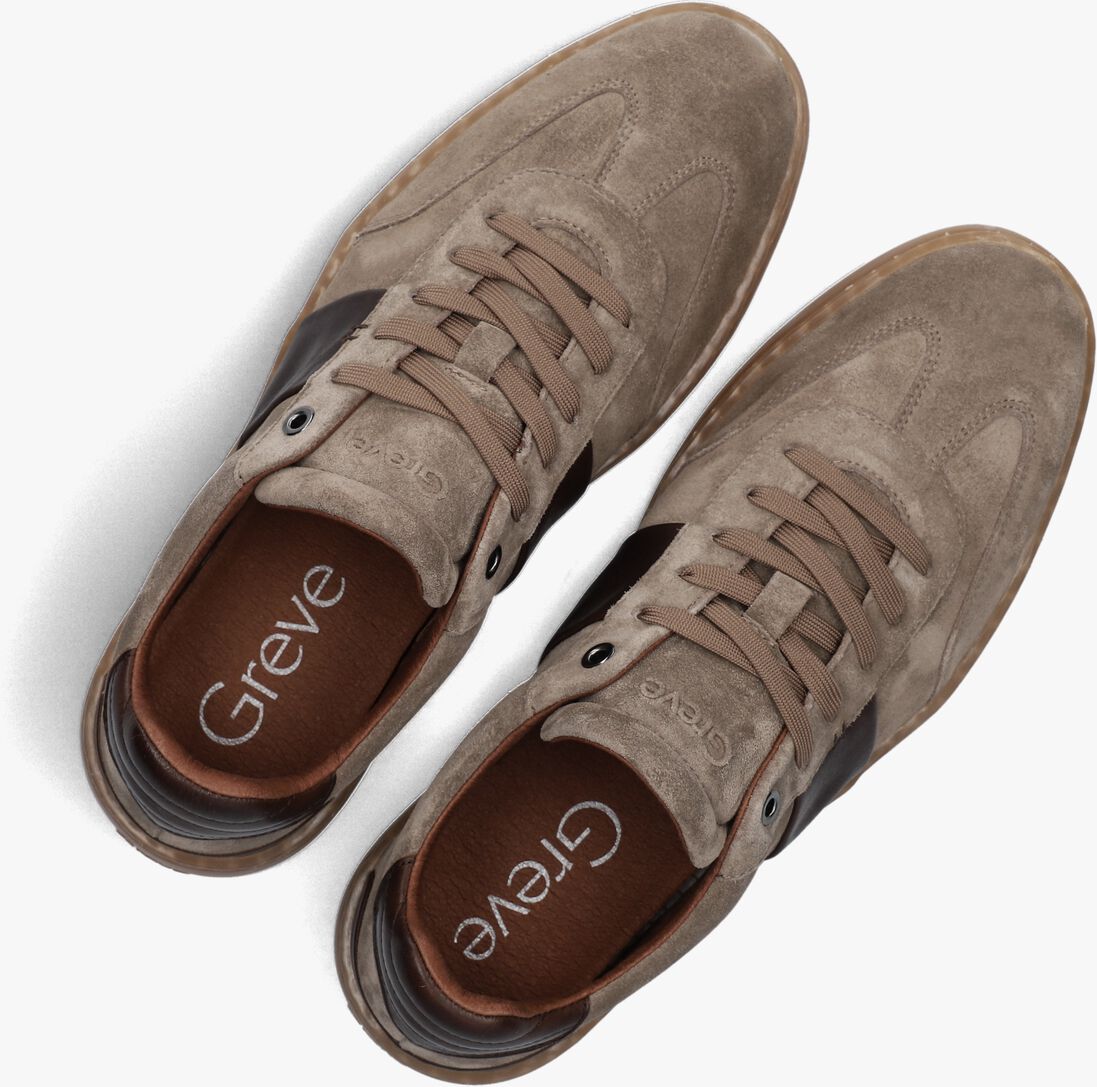 taupe greve lage sneakers wave 2223