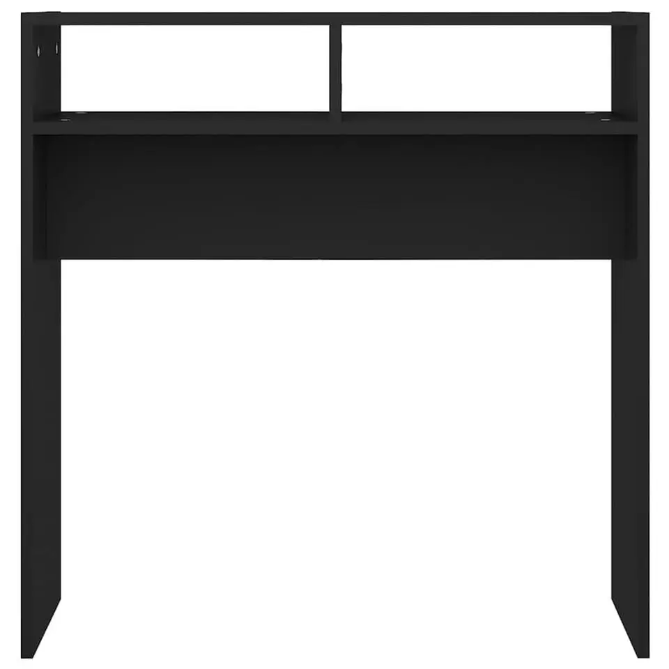 vidaXL - Bijzettafel - Zwart - Bewerkt hout