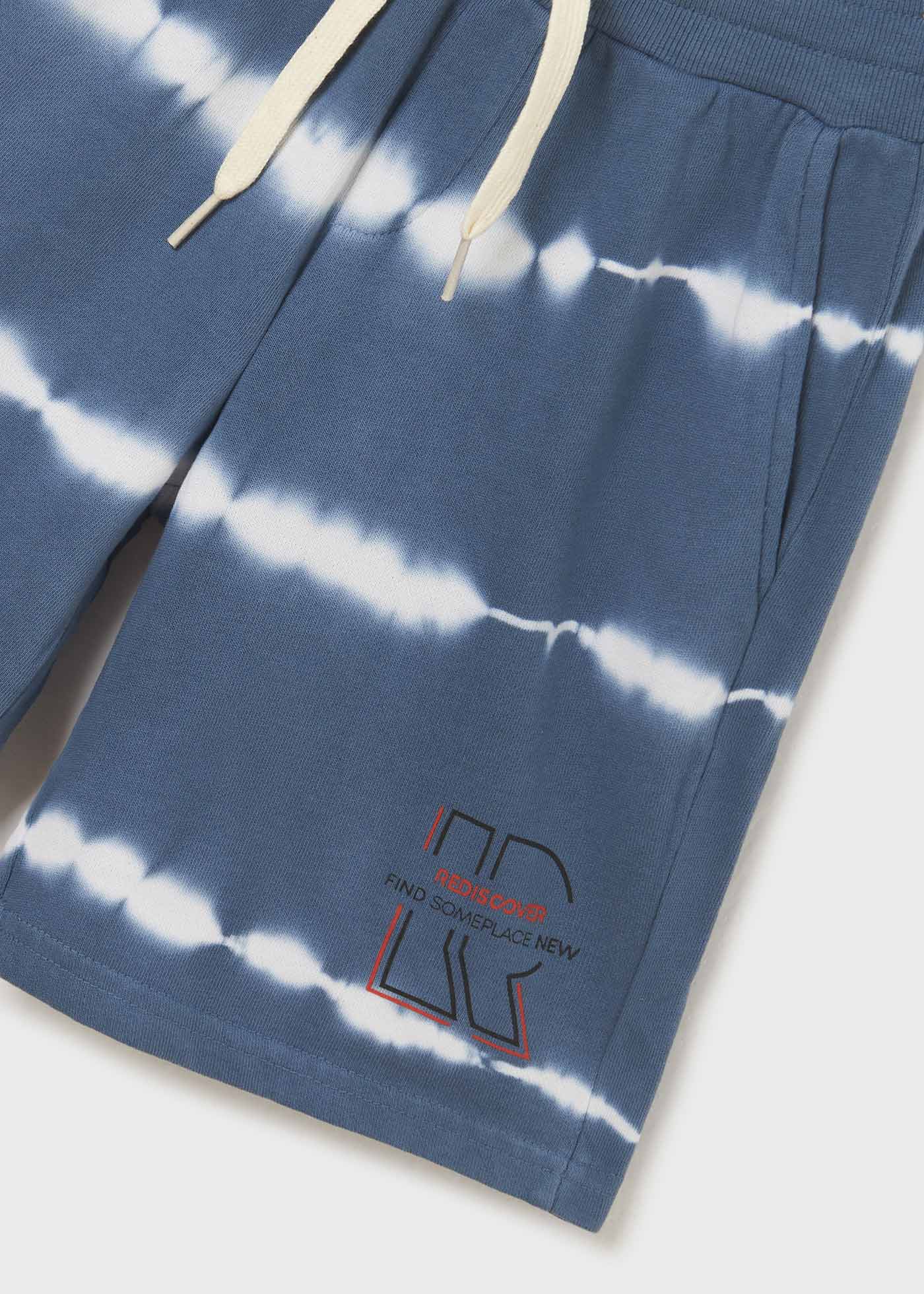Calções de algodão tie-dye para meninos